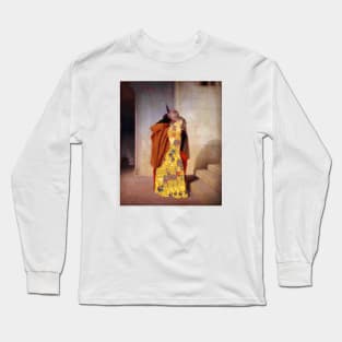 Klimt & Hayez kiss (parody) Long Sleeve T-Shirt